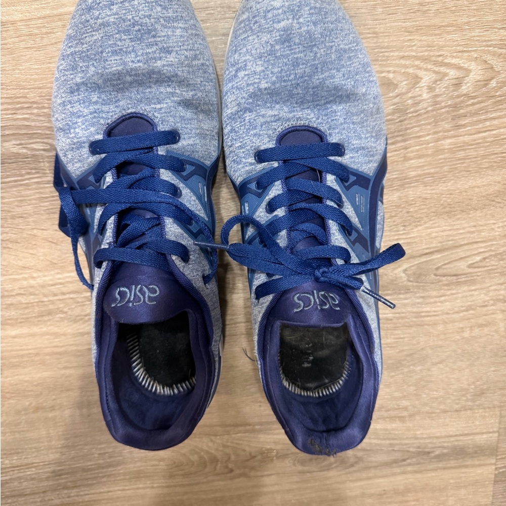 ASICS Men's Navy and Heather Blue Running Shoes